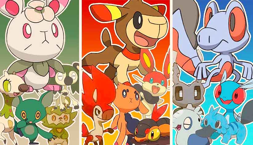 Pokémon: Os melhores iniciais de cada geração