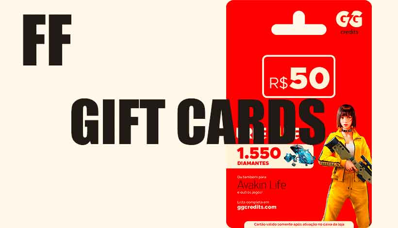 Recarga Free Fire R$ 50,00 - Gift Cards - DFG